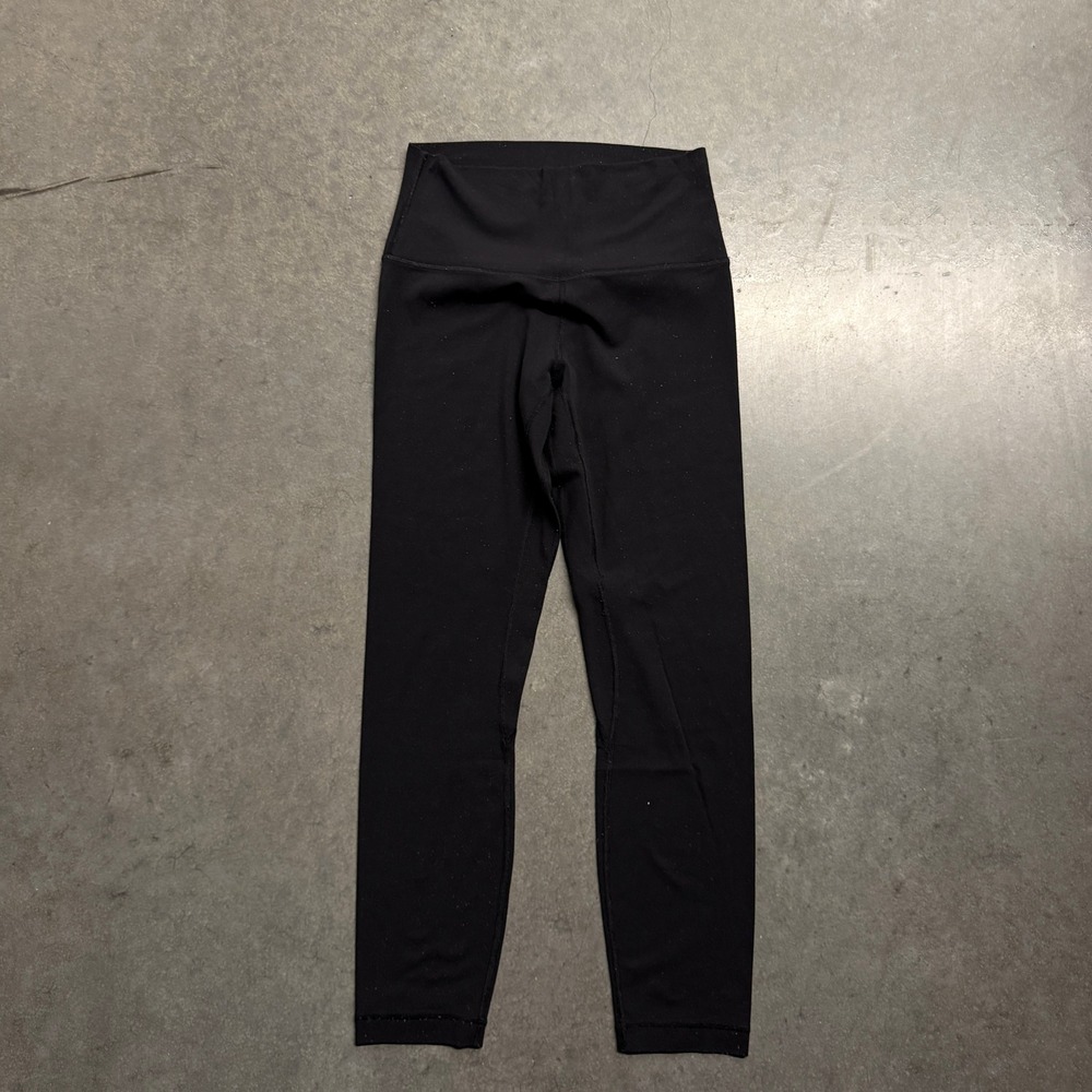 Lululemon Align High-Rise Pant 25 Black Leggings LW5LJS Size 6